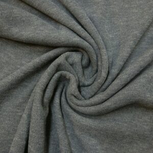 Tracksuiting Fabric Designer Studio Light Weight Ribbed Dark Grey