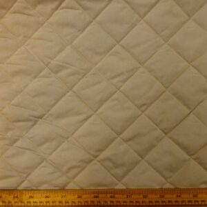 Quilting Fabric Box Quilt Single Sided Dark Cream