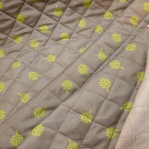 Quilting Fabric Box Quilt Pear Tree Grey Lime