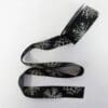 Christmas Ribbon 35mm Black Ice Silver
