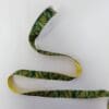 Christmas Ribbon 25mm Golden Ferns Bottle
