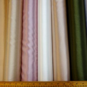 Satin Fabric Crepe Backed Satin Muted Tones
