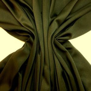 Crepe Backed Satin Fabric Dress Weight Sandringham Khaki