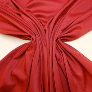 Crepe Backed Satin Fabric Dress Weight Sandringham Red Rust