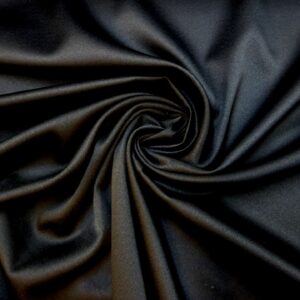 Crepe Backed Satin Fabric Dress Weight Sandringham Black