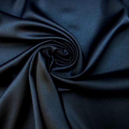 Crepe Backed Satin Fabric Dress Weight Sandringham Navy