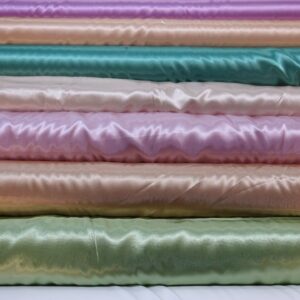 Satin Fabric Crepe Backed Satin Muted Tones