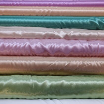 Satin Fabric Crepe Backed Satin Muted Tones