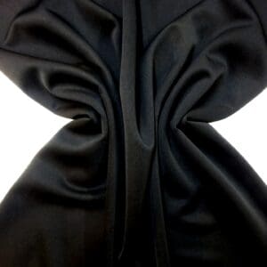 Scuba Jersey Fabric Medium Weight Black