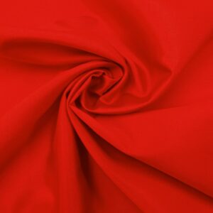 Silk Fabric Suiting Woven With Wool Poppy Red