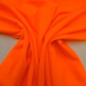 Hi Vis Fluorescent Polyester Suiting Flo Orange