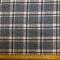 Suiting Fabric Wool Touch Tartan Grey Lochs