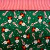 Santa and the Candy Canes Green/Red Toothbrush Stripe