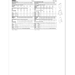 Simplicity Sewing Pattern 9851