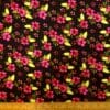 Corduroy Fabric Skinny Rib Alpine Rose Black Cerise