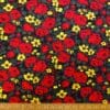 Corduroy Fabric Skinny Rib Winter Christmas Rose Black Red
