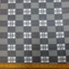 Polar Fleece Fabric Carlisle Checks Grey White