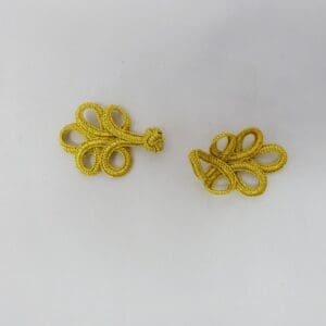 Metallic Frog Fasteners Gold