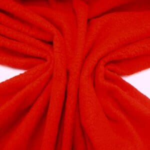 Fur Fabric Monkey Red Rouge