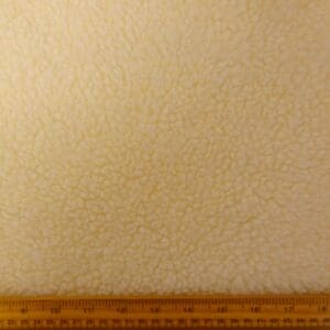 Faux Fur Fabric Poodle Fur Cream
