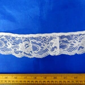 Lace Trimming 7cm Frilled Melbourne Ivory