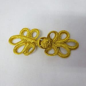 Metallic Frog Fasteners Gold