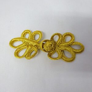 Metallic Frog Fasteners Gold