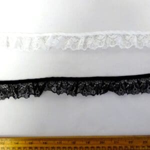 Lace Trimming Tuscany 2050f Gathered 35mm Wide