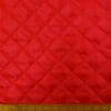 Quilting Fabric 7cm Diamonds Shiny Christmas Red