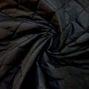 Quilting Fabric 5cm Diamonds Black 3