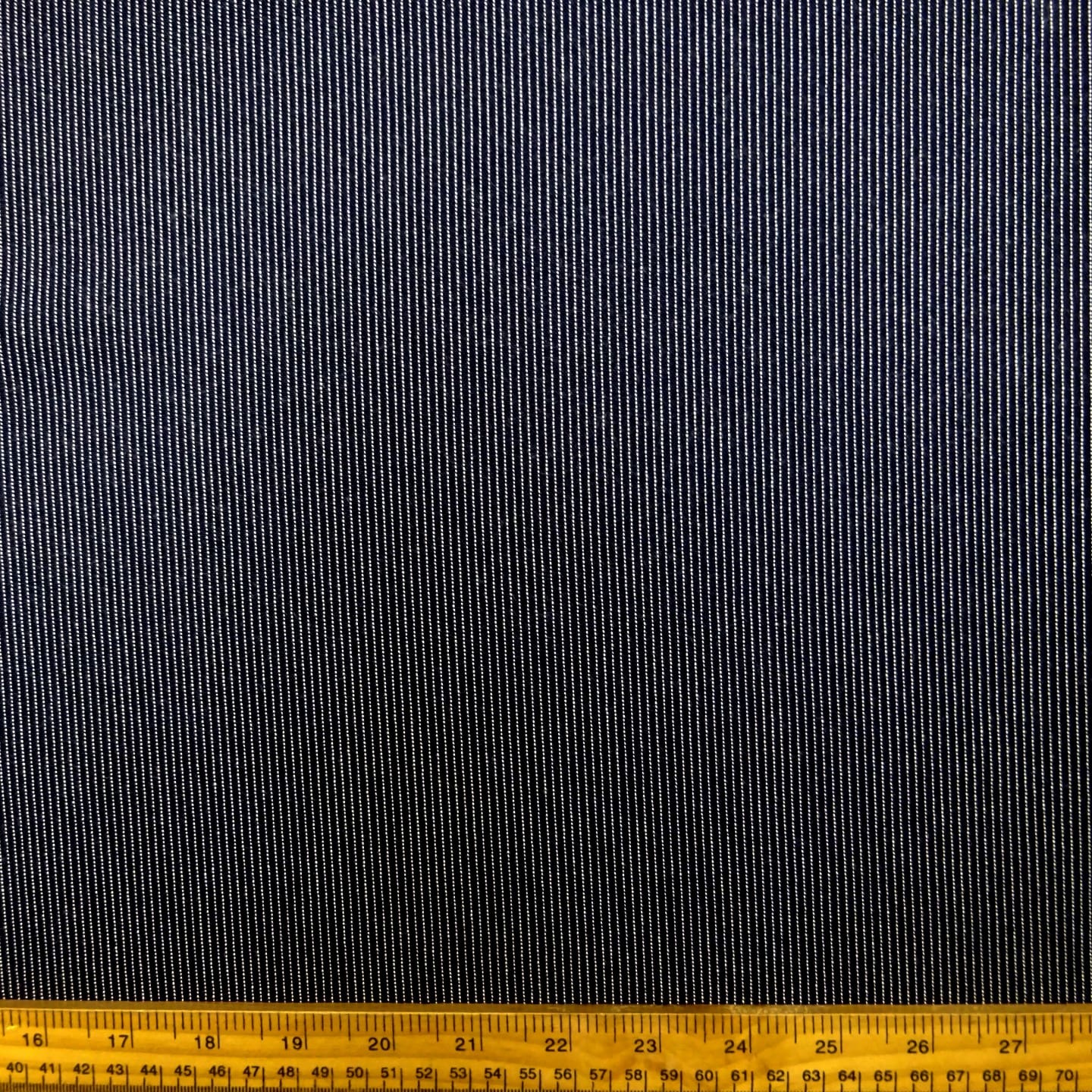 Suiting Fabric Pin Stripe Tickety Boo Navy