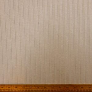 T-Shirting Fabric Soft Big Rib Dark Cream
