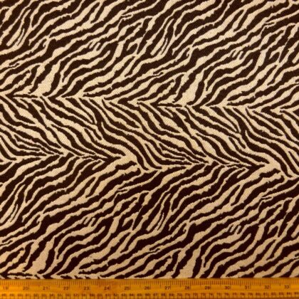 Curtain Fabric Tapestry Weight Sand Zebra