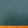 Suiting Fabric Austin Powers Check Green Blue