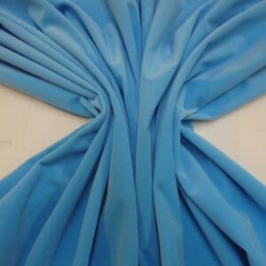 Velvet Fabric Superior Woven Cornflower Blue