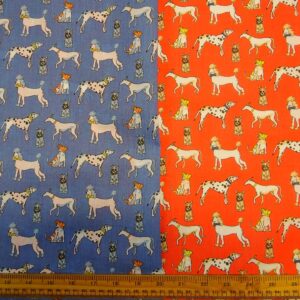 Polyester Cotton Fabric Dog Fest