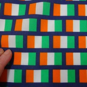 Polyester Cotton Fabric St Patrick's Flags