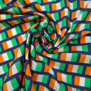 Polyester Cotton Fabric St Patrick's Flags