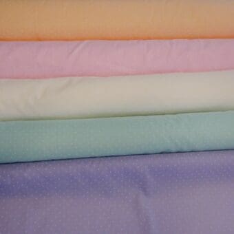 Polyester Cotton Fabric Spot On Pastels