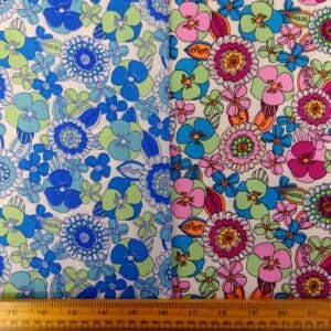 Cotton Print Fabric 60's Daydreams
