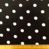 Crepe Fabric Dress Weight Chalk Marble Spot Black White