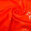 Sequin Fabric Shiny Sequins On Mesh Net Satsuma Neon Orange