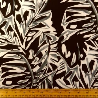 T-Shirting Fabric Hilton Spring Black White Grey