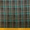 Tartan Fabric Poly Viscose Suiting Whisky Jade Grey