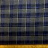 Tartan Fabric Poly Viscose Suiting Nessie Royal Grey