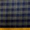 Tartan Fabric Poly Viscose Suiting Nessie Royal Grey