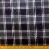 Tartan Fabric Poly Viscose Suiting Misty Purple Grey