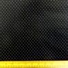 Bengaline Fabric Stretch Twill Pin Spot Black