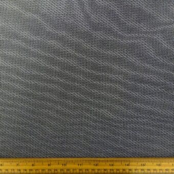 Bengaline Fabric Stretch Twill Birds Eye Black