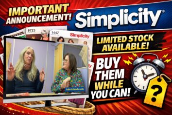 IMPORTANT ANNOUNCEMENT! Sewing Pattern Stock